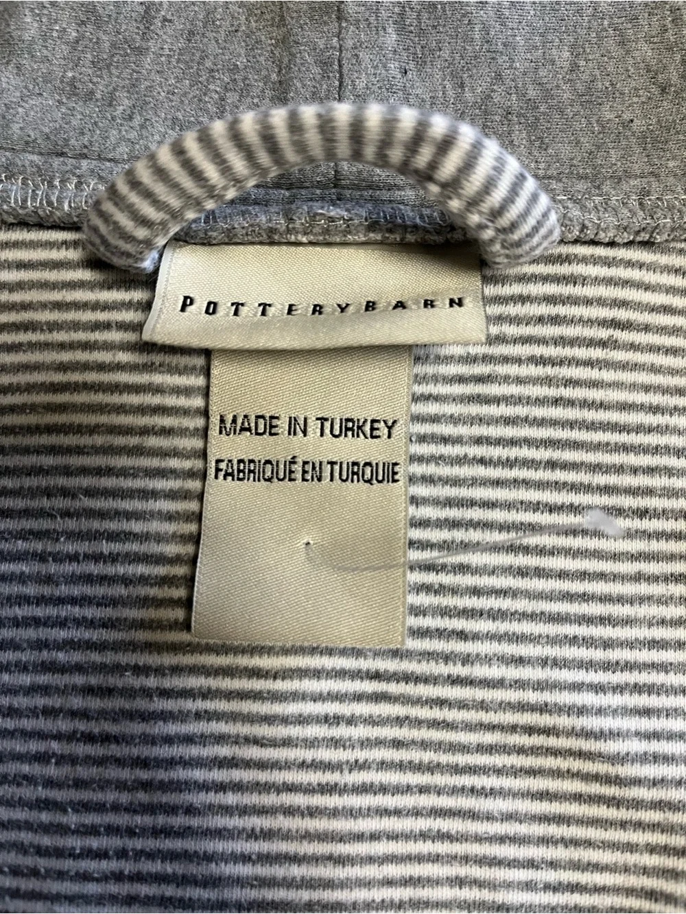 Pottery Barn 100% Organic Cotton Bath Robe XS/S NWOT - Picture 6 of 9